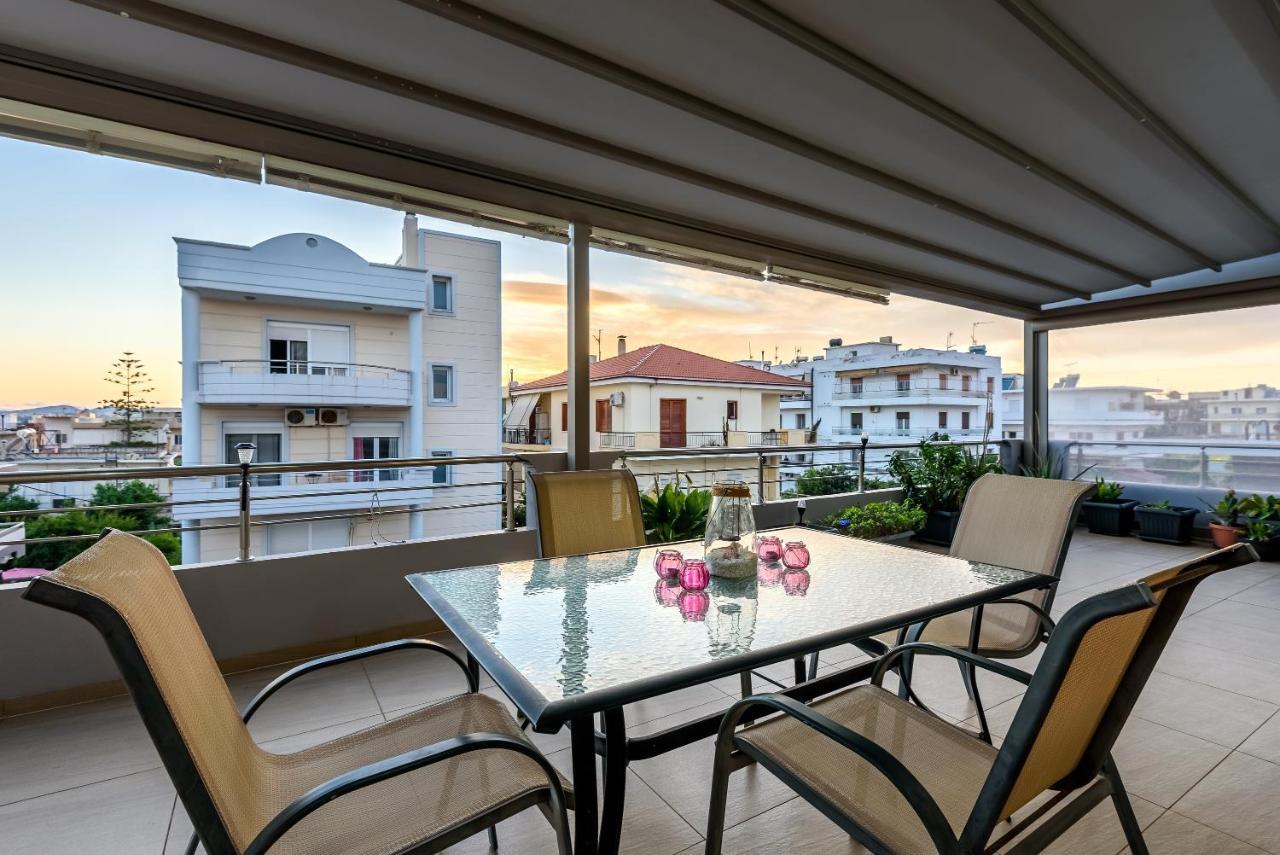 Luxury Villa In City Center With Rooftop Swimming Pool Chania  Exteriér fotografie